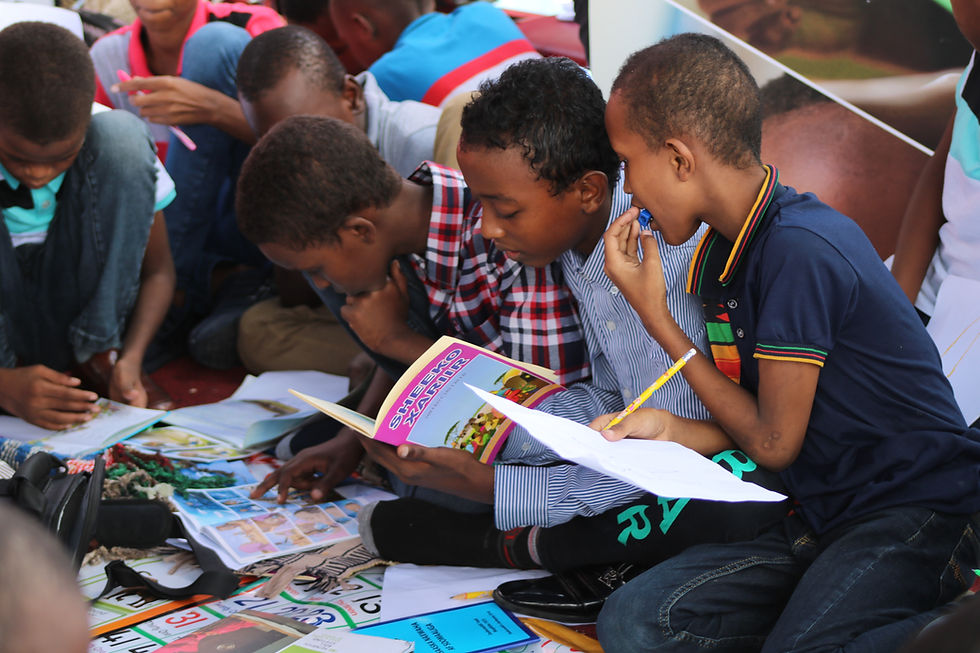 Children reading